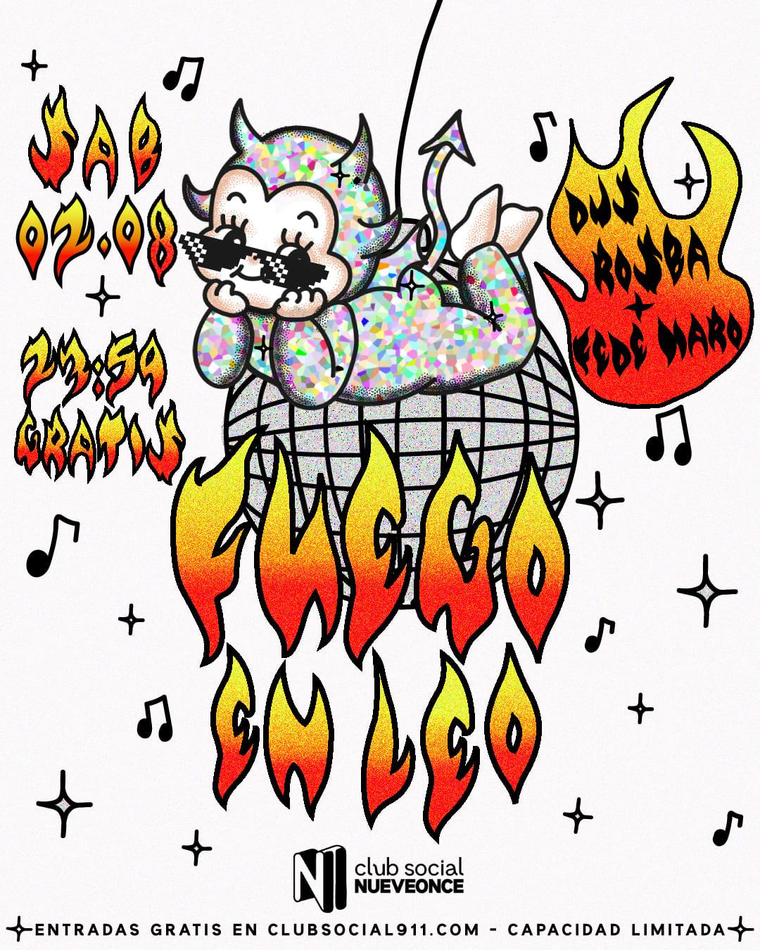 FIESTA FUEGO EN LEO